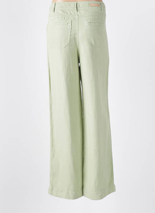 Jean coupe flare vert BÔ-M pour femme