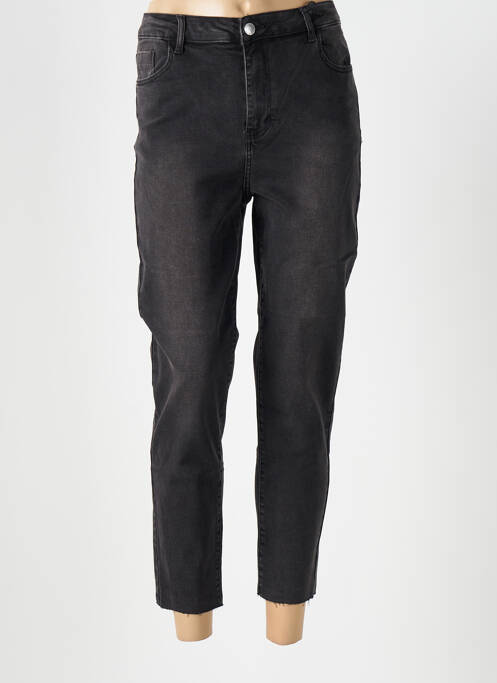 Jeans coupe slim noir MAT. pour femme