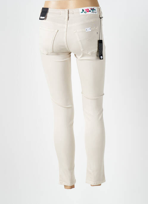 Jeans skinny beige REPLAY pour femme
