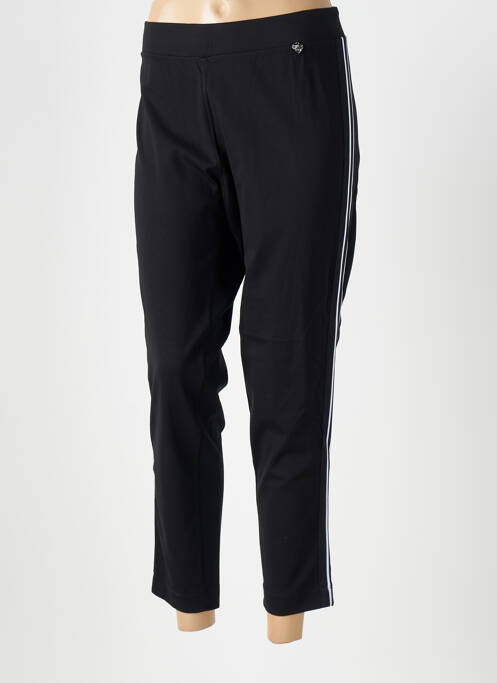 Pantalon 7/8 noir MAT. pour femme