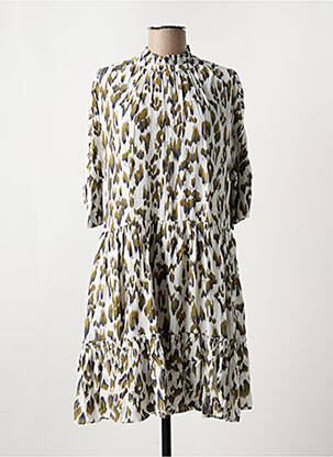 Robe courte manches 3/4 manches 3/4 blanc SCOTCH & SODA femme