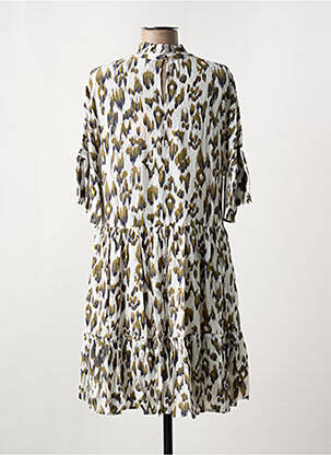 Robe courte manches 3/4 manches 3/4 blanc SCOTCH & SODA femme
