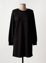 Robe courte manches longues manches longues noir SCOTCH & SODA femme