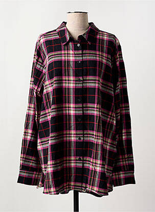 Chemisier tissage crêpe manches longues rose SCOTCH & SODA femme