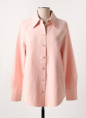 Chemisier tissage crêpe manches longues rose SCOTCH & SODA femme