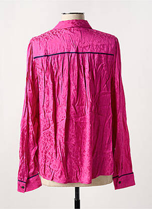 Chemisier coupe cintrée manches longues rose SCOTCH & SODA femme