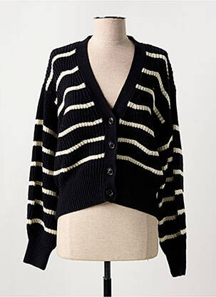 Gilet manches longues stretch noir SCOTCH & SODA femme