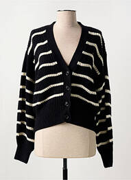 Gilet manches longues stretch noir SCOTCH & SODA femme