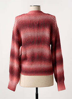 Gilet manches longues stretch rose SCOTCH & SODA femme