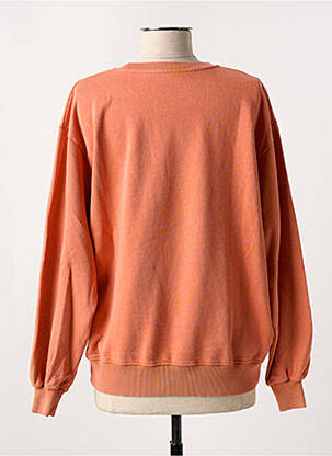 Sweat-shirt stretch manches longues orange BREWSTER femme