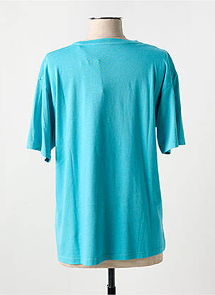 T-shirt coupe droite manches courtes bleu BREWSTER femme