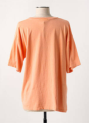 Top tissage jersey manches courtes orange BREWSTER femme