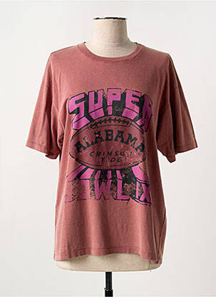 T-shirt coupe droite manches courtes rouge BREWSTER femme