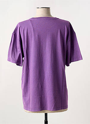 T-shirt coupe droite manches courtes violet BREWSTER femme