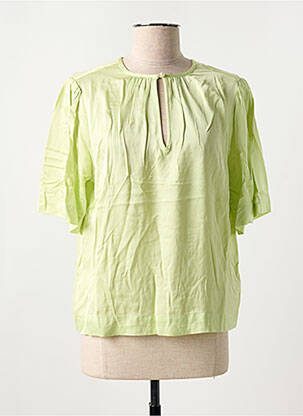 Blouse manches courtes manches courtes vert SCOTCH & SODA femme