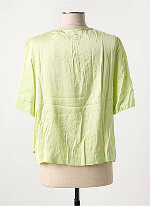 Blouse manches courtes manches courtes vert SCOTCH & SODA femme