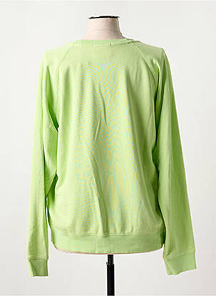 Sweat-shirt stretch manches longues vert SCOTCH & SODA femme