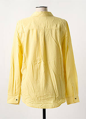 Chemisier coupe droite manches longues jaune SCOTCH & SODA femme