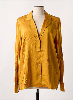 Chemisier coupe fluide manches longues jaune SCOTCH & SODA femme