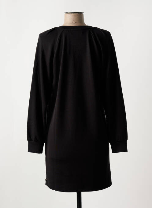 Robe courte manches longues manches longues noir SCOTCH & SODA femme