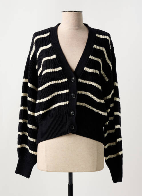 Gilet manches longues stretch noir SCOTCH & SODA femme