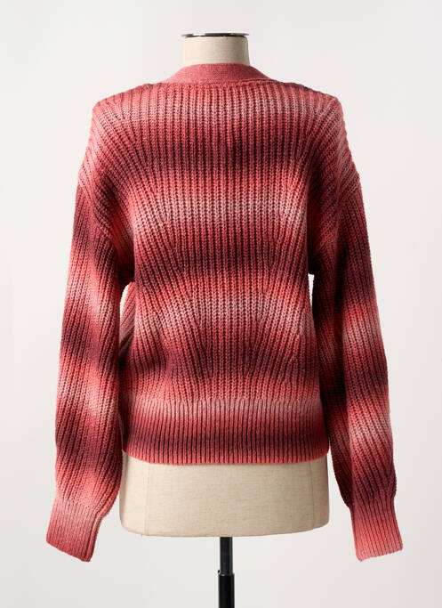 Gilet manches longues stretch rose SCOTCH & SODA femme