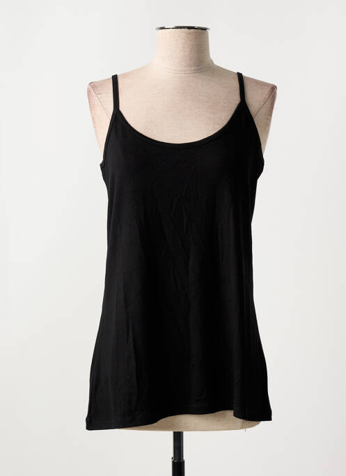Top noir MAT. pour femme
