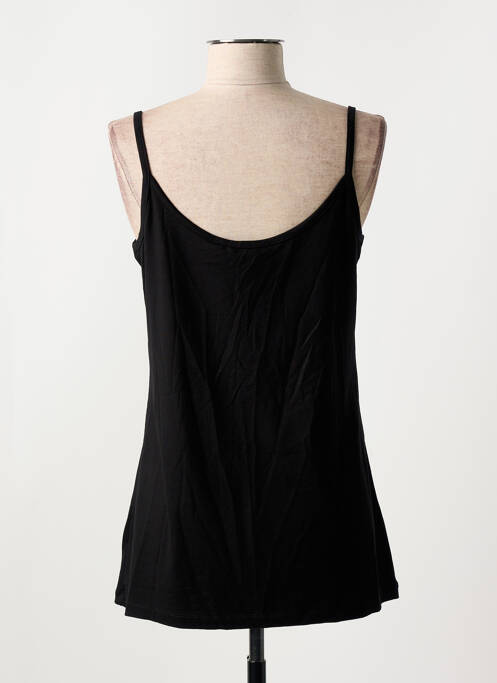 Top noir MAT. pour femme