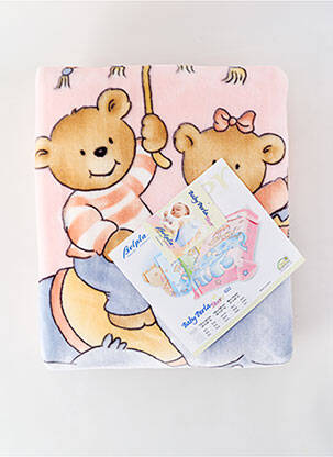 Plaid rose BELPLA pour fille