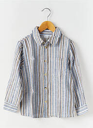 Chemise manches longues coupe droite bleu NAME IT garcon