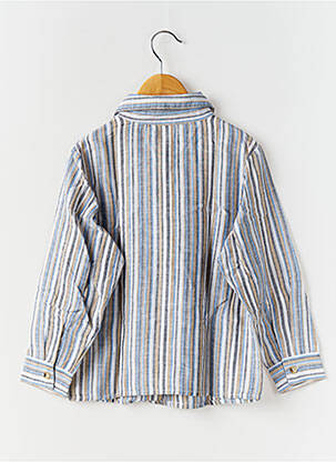Chemise manches longues coupe droite bleu NAME IT garçon