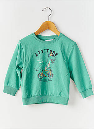 Sweat-shirt manches longues manches longues vert NAME IT garcon