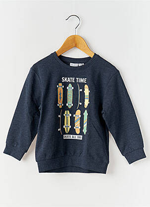 Sweat-shirt manches longues manches longues bleu NAME IT garçon