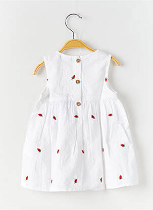 Robe mi-longue sans manche sans manche blanc NAME IT fille