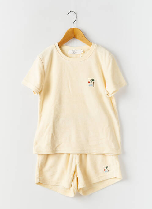 Ensemble pantalon beige PM MERE & FILLE pour fille