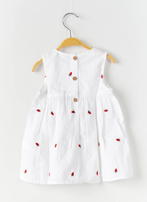 Robe mi-longue blanc NAME IT pour fille
