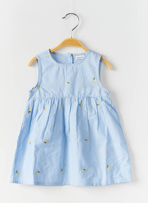 Robe mi-longue bleu NAME IT pour fille