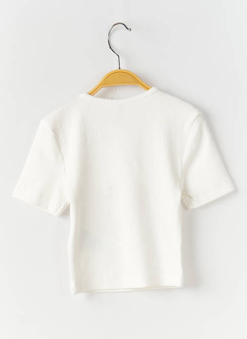 Top blanc ONLY pour fille