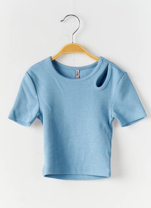 Top bleu ONLY pour fille