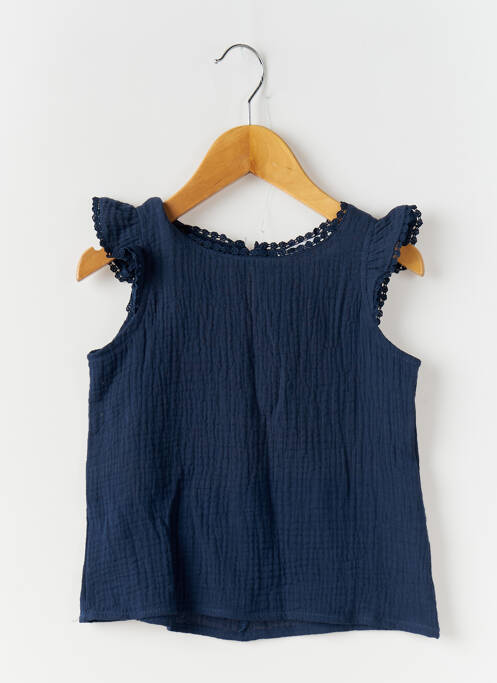 Top bleu PM MERE & FILLE pour fille