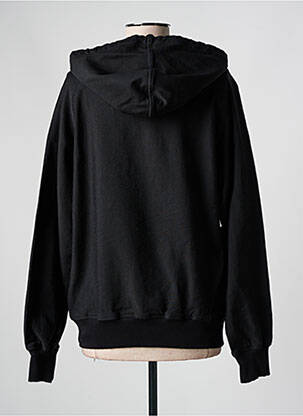 Sweat-shirt à capuche stretch manches longues noir KARL LAGERFELD femme