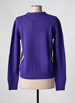 Pull stretch manches longues violet MC2 SAINT BARTH femme