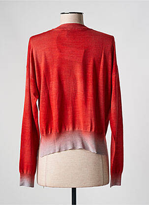 Pull stretch manches longues orange ARAGONA femme