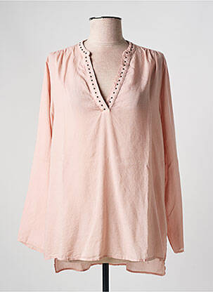 Blouse manches longues manches longues rose MASON'S femme