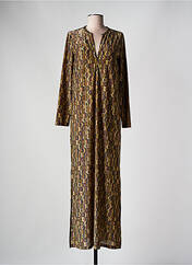 Robe longue or SIYU pour femme seconde vue