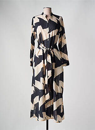 Robe mi-longue noir BAGATELLE FRANCE pour femme