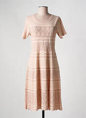 Robe mi-longue rose D.EXTERIOR pour femme seconde vue