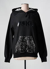 Sweat-shirt à capuche noir KARL LAGERFELD pour femme seconde vue