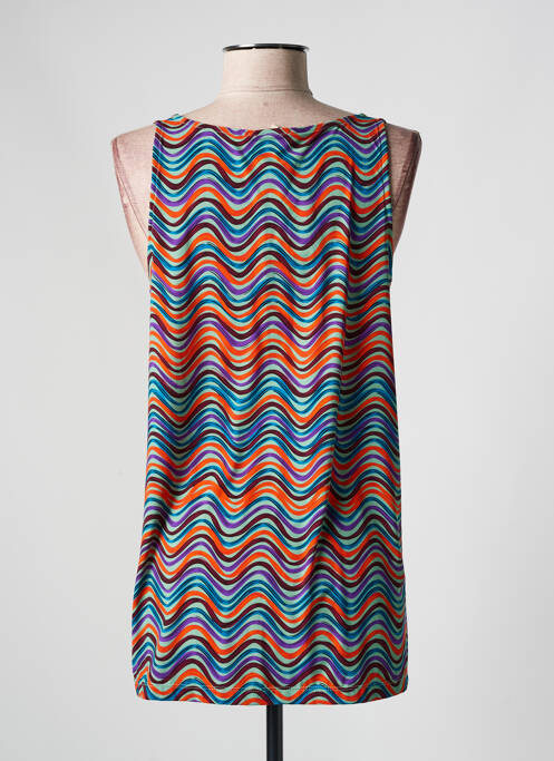 Débardeur orange SIYU pour femme