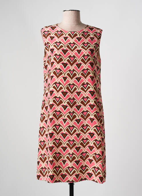 Robe courte rose ASPESI pour femme